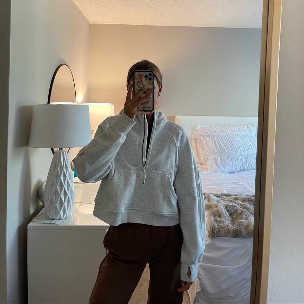 lululemon cropped scuba sweatshirt